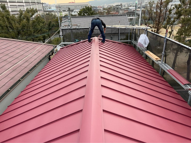 屋根カバー工法アフター