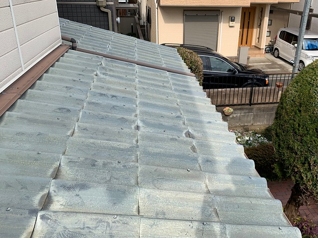 池田市 屋根葺き替え工事 既存屋根