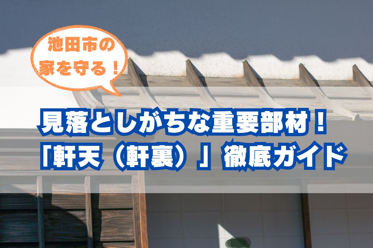 軒天について（池田市 屋根修理）